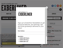 Tablet Screenshot of exberliner.com